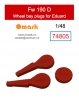 Omask 74805 Fw 190 D wheel bay plugs (for Eduard) 1/48